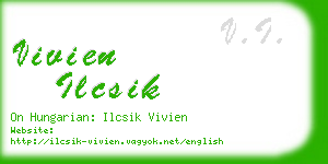 vivien ilcsik business card